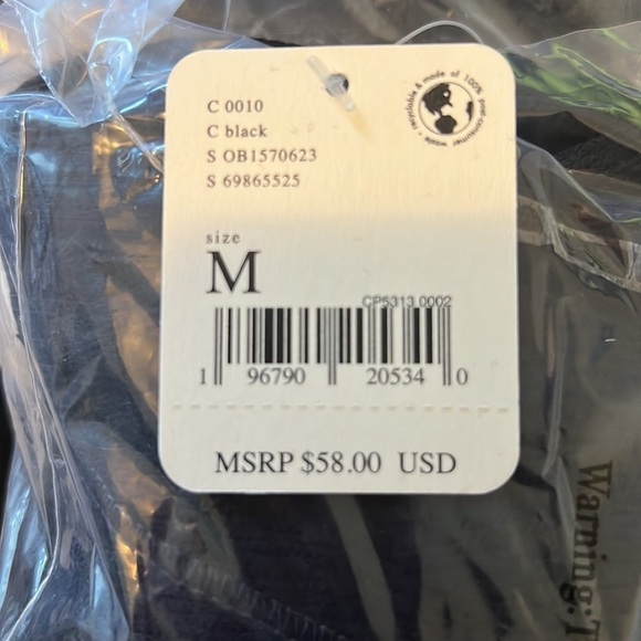 Free People Sloane Bodysuit Black Size Medium NWT - Picture 5 of 6